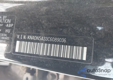 2012 Kia Rio5 Sx from USA, damaged, VIN KNADN5A33C6089036